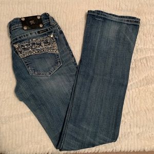 Bedazzled Miss Me Boot Cut Jeans - Like New